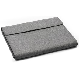 Портфолио А4 из RPET с отделением для ноутбука "NotyFolio Eco", 20 л FSC бумаги, серый