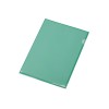 Папка-уголок прозрачный формата А4  0,18 мм, зеленый глянцевый
