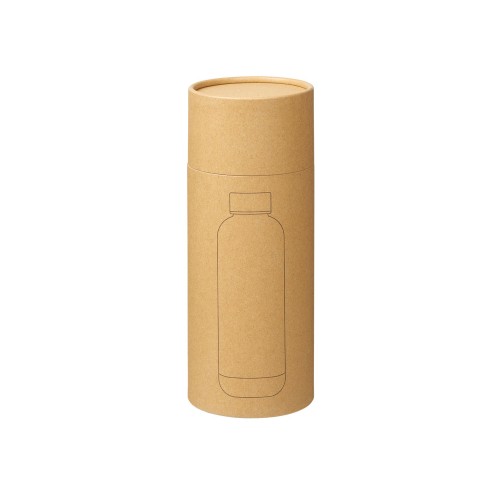 Вакуумная термобутылка "Cask" Waterline, soft touch, 500 мл, тубус, красный
