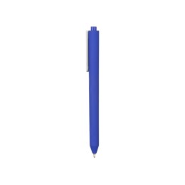Ручка шариковая Pigra модель P03 PRM «софт-тач», синий/белый