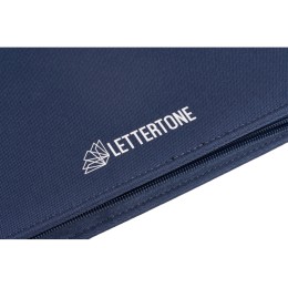 Портфолио А4 из RPET на молнии "Harvey", 40 л FSC бумаги, синий