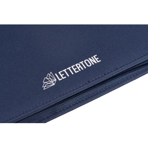 Портфолио А4 из RPET на молнии "Harvey", 40 л FSC бумаги, синий