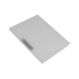 Папка пластиковая с боковым зажимом, прозрачный