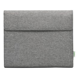 Портфолио А4 из RPET с отделением для ноутбука "NotyFolio Eco", 20 л FSC бумаги, серый