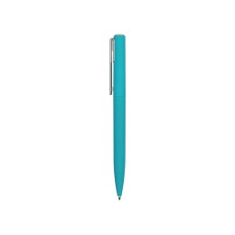 Ручка шариковая пластиковая "Bon" с покрытием soft touch, бирюзовый