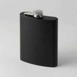 Фляжка 240 мл Remarque soft touch, 304 сталь, черный (P)