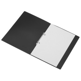 Папка пластиковая с 2 кольцами, черный