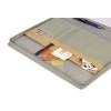 Портфолио А4 из RPET на молнии "Harvey", 40 л FSC бумаги, серый