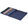 Портфолио А4 из RPET на молнии "Harvey", 40 л FSC бумаги, синий