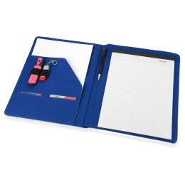 Папка для документов «Делос», черный/синий