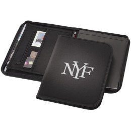 Папка А4 "Berkeley" на молнии с блокнотом, черный