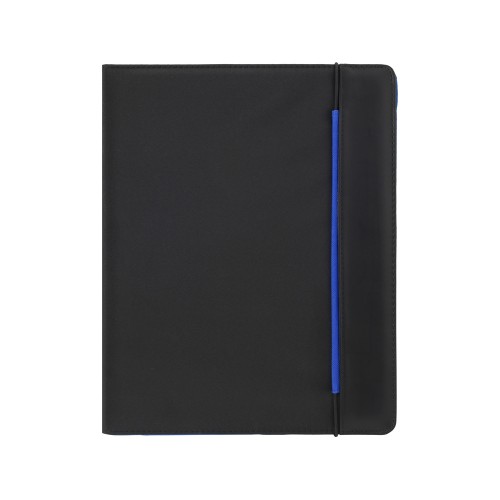 Папка для документов «Делос», черный/синий