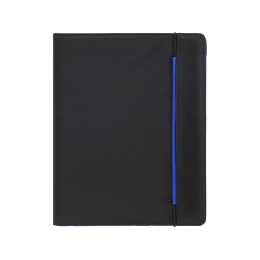 Папка для документов «Делос», черный/синий