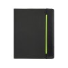 Папка для документов «Делос», черный/зеленое яблоко (P)