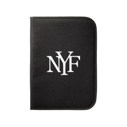 Папка А4 "Berkeley" на молнии с блокнотом, черный