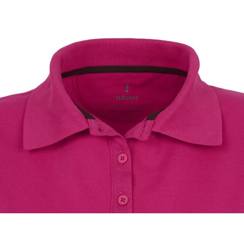 Calgary женская футболка-поло с коротким рукавом, фуксия