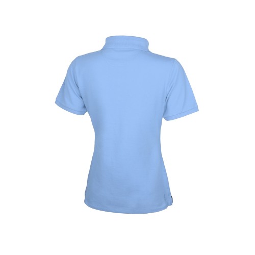 Calgary женская футболка-поло с коротким рукавом, голубой