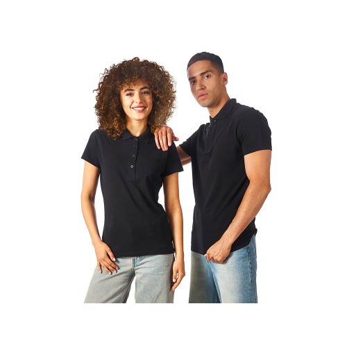 Рубашка поло "First N" женская, черный