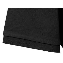 Calgary женская футболка-поло с коротким рукавом, черный