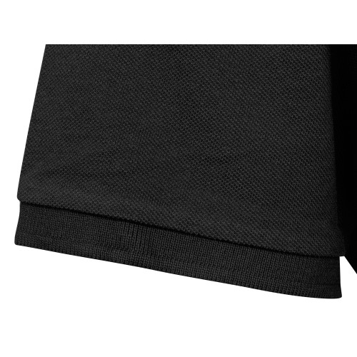 Calgary женская футболка-поло с коротким рукавом, черный