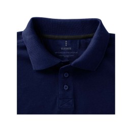 Calgary женская футболка-поло с коротким рукавом, темно-синий