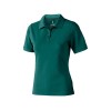 Calgary женская футболка-поло с коротким рукавом, изумрудный