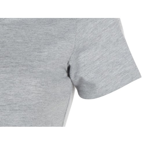 Футболка "Heavy Super Club N" женская с V-образным вырезом, серый меланж