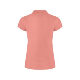 Рубашка-поло "Star" женская, оранжевая глина