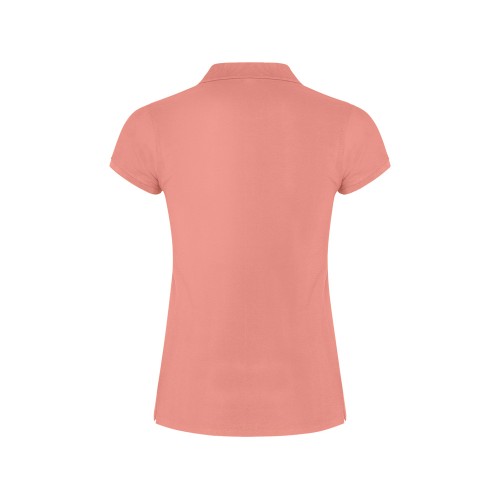 Рубашка-поло "Star" женская, оранжевая глина