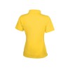 Calgary женская футболка-поло с коротким рукавом, желтый