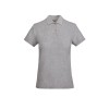 Рубашка поло "Prince" женская, серый меланж