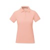 Calgary женская футболка-поло с коротким рукавом, pale blush pink