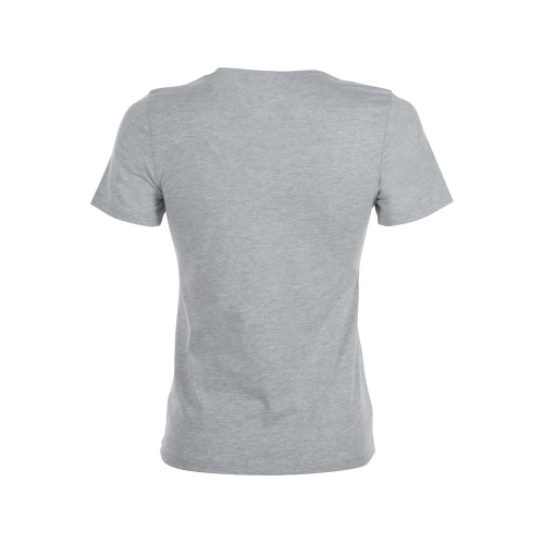 Футболка "Heavy Super Club N" женская с V-образным вырезом, серый меланж