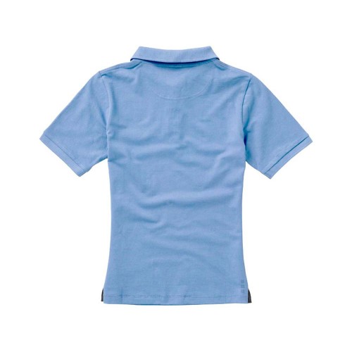 Calgary женская футболка-поло с коротким рукавом, голубой
