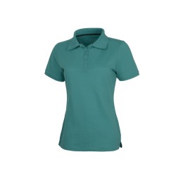 Calgary женская футболка-поло с коротким рукавом, аква