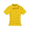 Calgary женская футболка-поло с коротким рукавом, желтый
