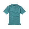 Calgary женская футболка-поло с коротким рукавом, аква