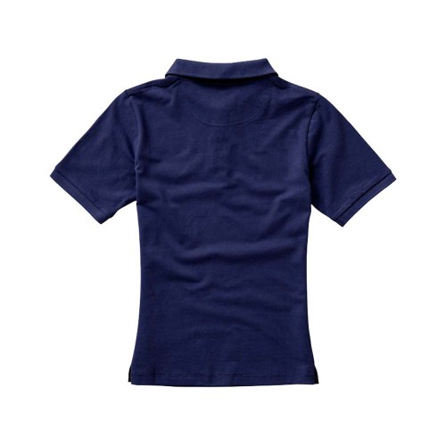 Calgary женская футболка-поло с коротким рукавом, темно-синий