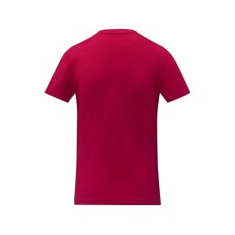 Somoto Женская футболка с коротким рукавом и V-образным вырезом , красный