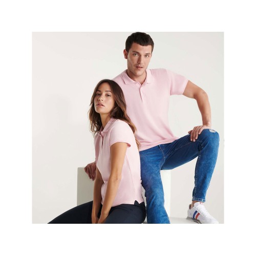 Рубашка поло "Star" женская, светло-розовый
