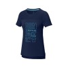 Borax Женская футболка с короткими рукавами из переработанного полиэстера согласно стандарту GRS с отличным кроем - Темно - синий