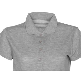 Рубашка поло "First 2.0" женская, серый меланж