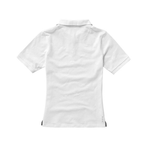 Calgary женская футболка-поло с коротким рукавом, белый