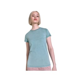 Футболка «Fiyi» женская, сине-зеленый выстиранный