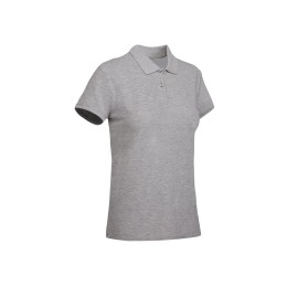 Рубашка поло "Prince" женская, серый меланж