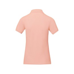 Calgary женская футболка-поло с коротким рукавом, pale blush pink