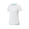 Borax Женская футболка с короткими рукавами из переработанного полиэстера согласно стандарту GRS с отличным кроем - Белый