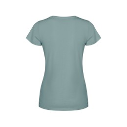 Футболка «Fiyi» женская, сине-зеленый выстиранный