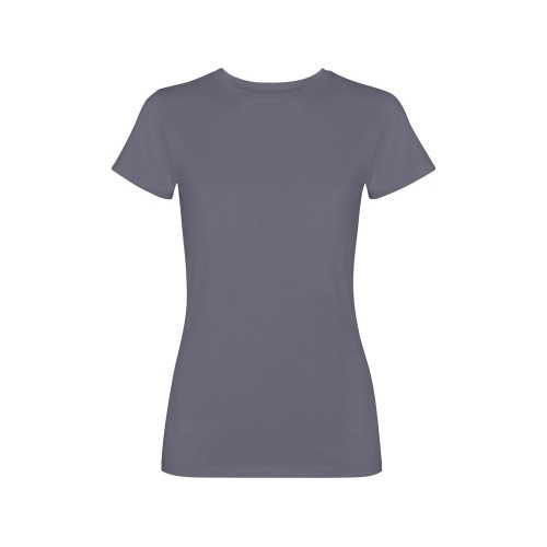 Футболка «Fiyi» женская, серо-голубой выстиранный