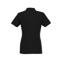 Женское поло Helios с коротким рукавом, черный